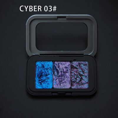 Sedefasta akvarel boja Chameleon Sjajni metalik čvrsti Acuarelas crtež Nail Art pribor za akvarel slikanje