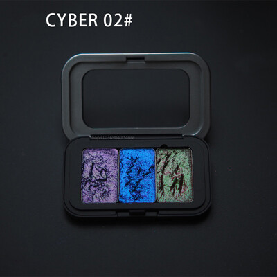 Sedefasta akvarel boja Chameleon Sjajni metalik čvrsti Acuarelas crtež Nail Art pribor za akvarel slikanje