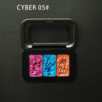 Sedefasta akvarel boja Chameleon Sjajni metalik čvrsti Acuarelas crtež Nail Art pribor za akvarel slikanje