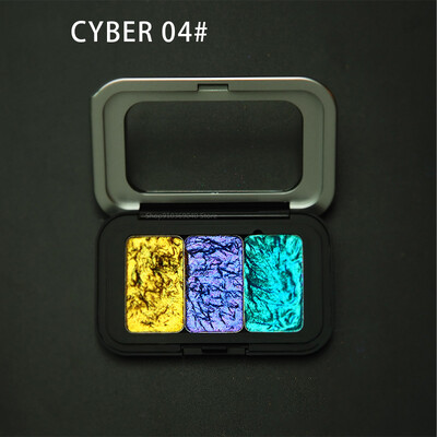 Sedefasta akvarel boja Chameleon Sjajni metalik čvrsti Acuarelas crtež Nail Art pribor za akvarel slikanje