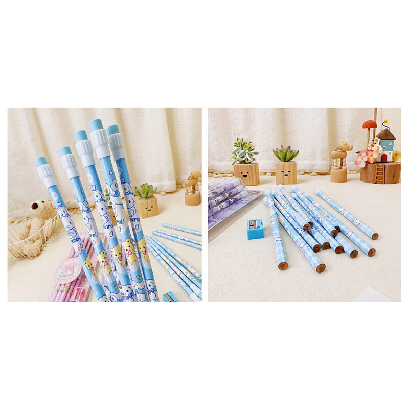 Armas multikas anime laste õpilaste kodutöö pliiatsijoonistuspliiats HB Kawaii kustutuskumm