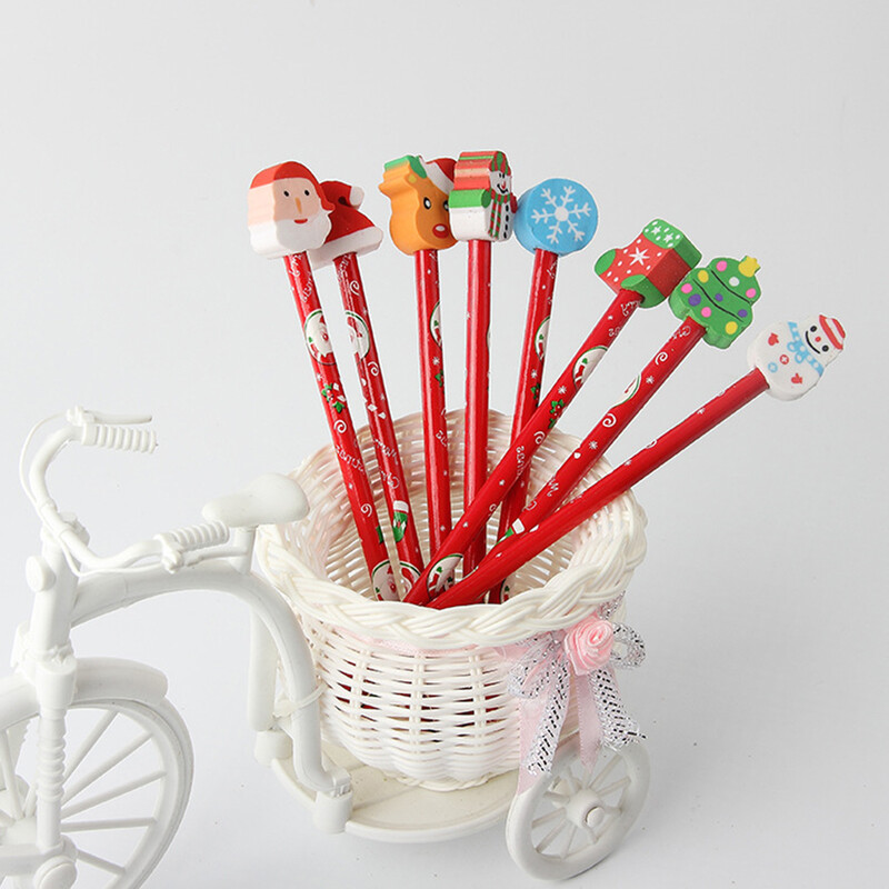 12 vnt. Dovanos kojinėms, Kalėdų mokyklos pieštukas Kūrybinis animacinis filmas vaikas