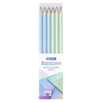 Rainbow Paper Pencil 12/box Student HB Sketch Sketch Writing Pen School Ζωγραφική Γραφική ύλη Είδη γραφείου Δώρο για την ημέρα των παιδιών