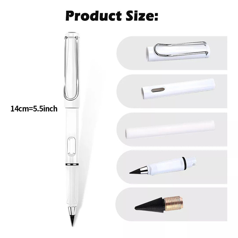 22 buc. Creion Kawaii Eternal Scriere nelimitată pentru copii Artă Pix drăguț Anime fără ascuțire Desen Rechizite școlare Papetarie