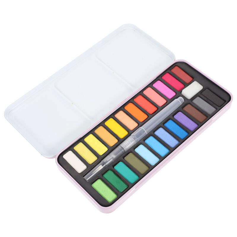 Profesionálna sada na akvarelové farby s pevnou vodou, cestovné, na kreslenie, detské farby na žehličku