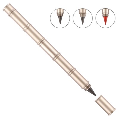 Creion fără cerneală șters ADWE cu vârfuri de schimb pentru stilou, stilou etern din metal Pen etern pentru copii, student, scris, desen