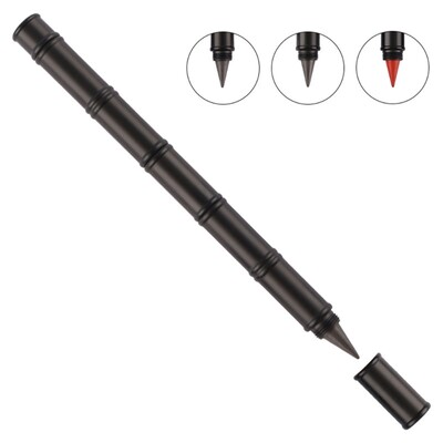 Creion fără cerneală șters ADWE cu vârfuri de schimb pentru stilou, stilou etern din metal Pen etern pentru copii, student, scris, desen