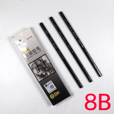12PCS/BOX profesionalus eskizavimo pieštukas lauko eskizavimo meno specialus pieštukas anglies rašiklis 4H/2h/HB/2B/4B/6B/8B/10B/
