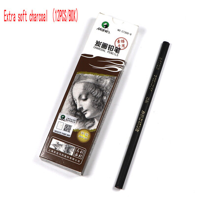 12PCS/BOX profesionalus eskizavimo pieštukas lauko eskizavimo meno specialus pieštukas anglies rašiklis 4H/2h/HB/2B/4B/6B/8B/10B/