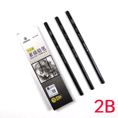 12PCS/BOX profesionalus eskizavimo pieštukas lauko eskizavimo meno specialus pieštukas anglies rašiklis 4H/2h/HB/2B/4B/6B/8B/10B/