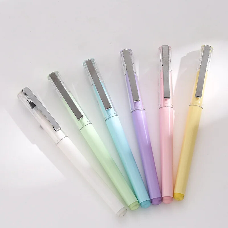 6 vnt Macaron Unlimited rašymo pieštukų rinkinys, juodas be rašalo amžinas pieštukas, eskizas tapybos įrankis, raštinės reikmenys mokykliniai reikmenys