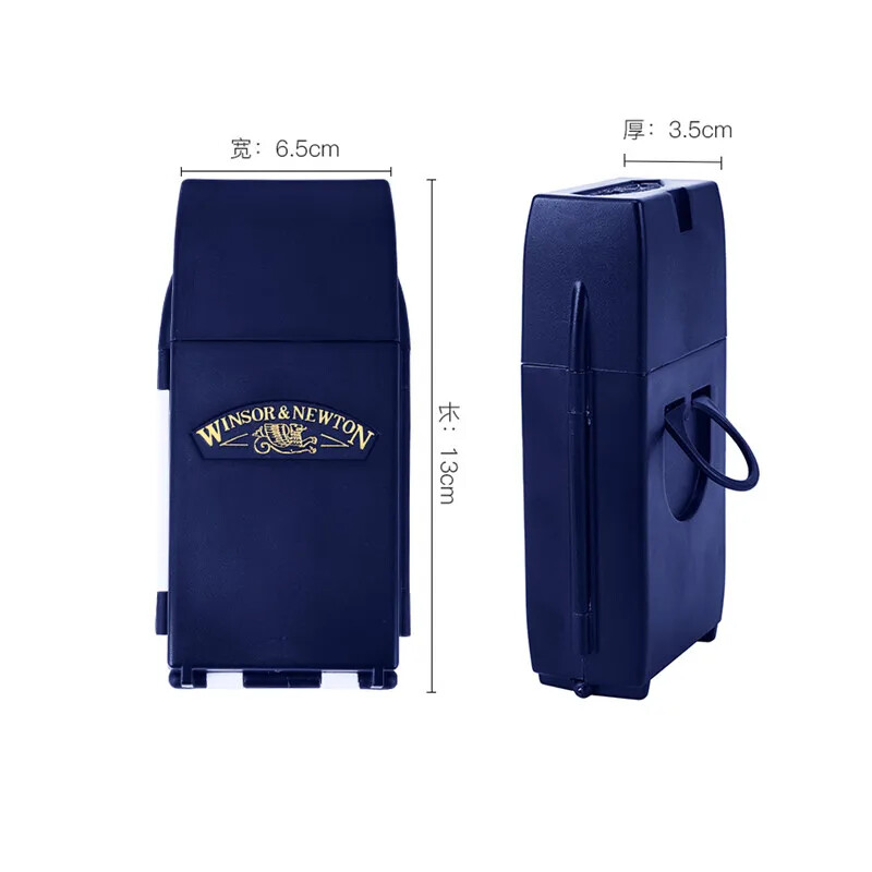 Set de călătorie în acuarelă Winsor Newton, portabil, 12 culori, în jumătate de bloc, schiță de lux specială pentru începători, articole de artă pictate manual