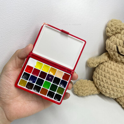 12/24color Rubens Schmink Van Gogh 0,5 ml / 1 ml vientisa akvarelė, atskiri dažai Art lauko akvarele tapyba nešiojamasis pigmentas