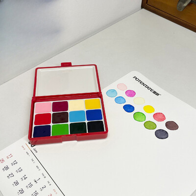 12/24color Rubens Schmink Van Gogh 0,5 ml / 1 ml vientisa akvarelė, atskiri dažai Art lauko akvarele tapyba nešiojamasis pigmentas