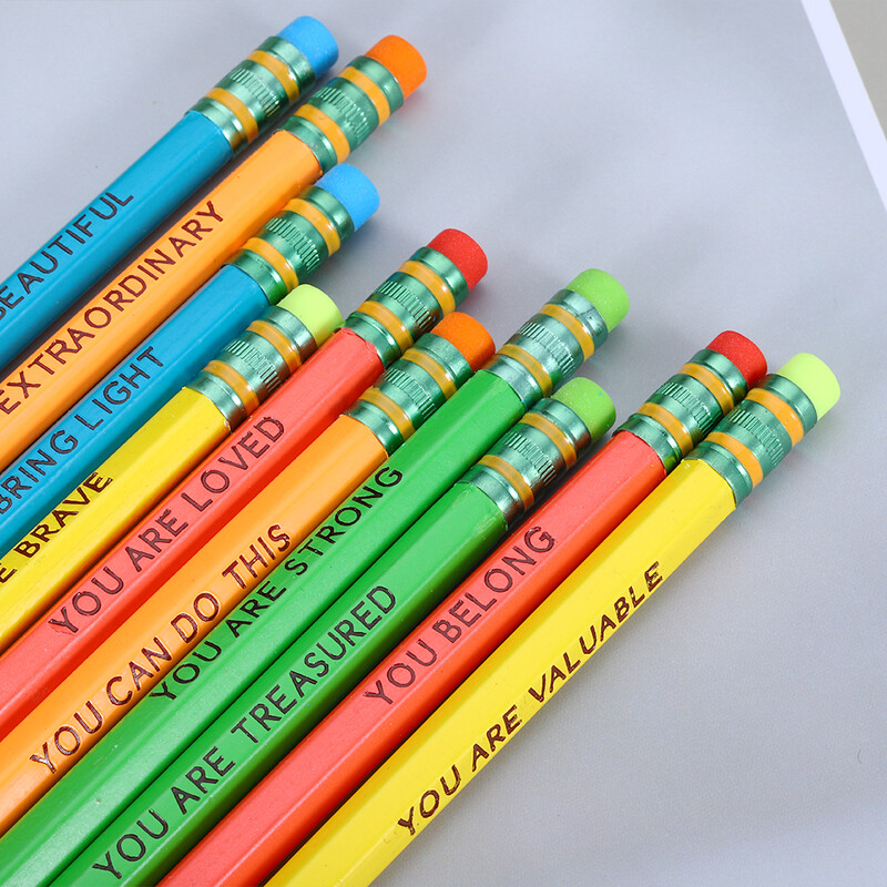 10 vnt Spalvoti pieštukai Profesionalūs aliejiniai medžiai Minkšti akvareliniai pieštukai Nemokamas pritaikymas mokyklos piešimo eskizų meno reikmenims