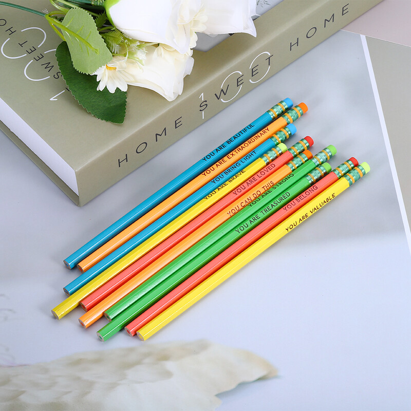 10 vnt Spalvoti pieštukai Profesionalūs aliejiniai medžiai Minkšti akvareliniai pieštukai Nemokamas pritaikymas mokyklos piešimo eskizų meno reikmenims