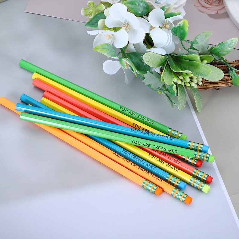 10 vnt Spalvoti pieštukai Profesionalūs aliejiniai medžiai Minkšti akvareliniai pieštukai Nemokamas pritaikymas mokyklos piešimo eskizų meno reikmenims