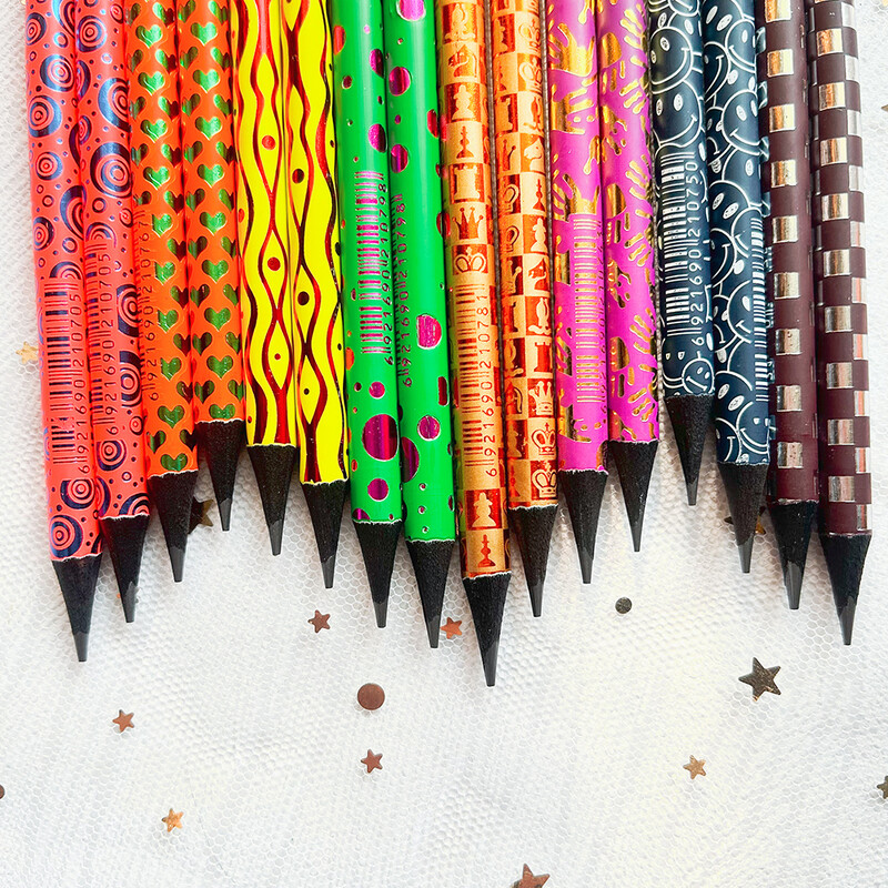 8 vnt Novelty Kawaii Black Wood Eraser Pieštuko raštinės reikmenys Mieli mokykliniai daiktai HB pieštukas rašymui Piešimas Vaikų prizai