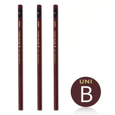 Japanska UNI drvena olovka 1887 od 3 komada prikladna je za pisanje skica i crtanje učenika. Profesionalni likovni pribor Školski pribor