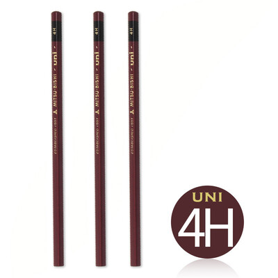 Japanska UNI drvena olovka 1887 od 3 komada prikladna je za pisanje skica i crtanje učenika. Profesionalni likovni pribor Školski pribor