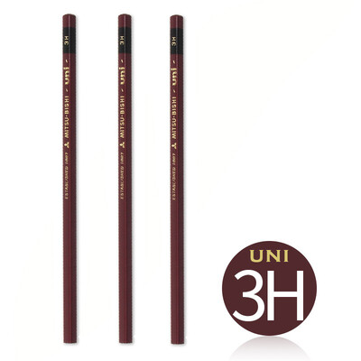 Japanska UNI drvena olovka 1887 od 3 komada prikladna je za pisanje skica i crtanje učenika. Profesionalni likovni pribor Školski pribor