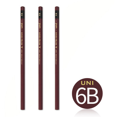 Japanska UNI drvena olovka 1887 od 3 komada prikladna je za pisanje skica i crtanje učenika. Profesionalni likovni pribor Školski pribor