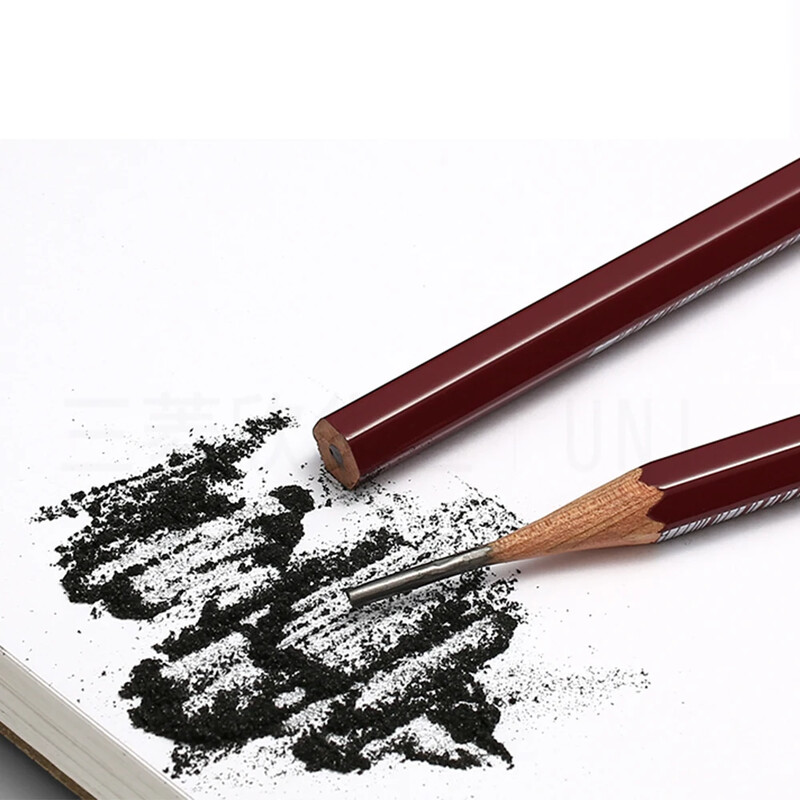 Japanska UNI drvena olovka 1887 od 3 komada prikladna je za pisanje skica i crtanje učenika. Profesionalni likovni pribor Školski pribor