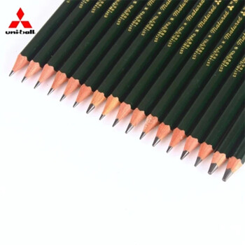 2τμχ UNI MITSUBISHI Pencil 9800 Κάρτα Δοκιμής Μολύβια Σχεδίου Επαγγελματικό Μολύβι Σκίτσου Τέχνης