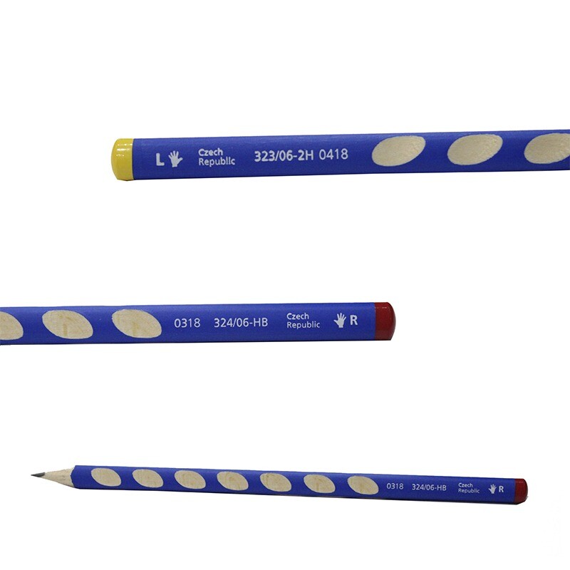 1 tk tablio pliiatsi täidis 324 Värviline peenike varras Vasak ja parem käsi Kolmnurga auguga pliiats Pliiatsi käepideme ergonoomiline korrigeerimine