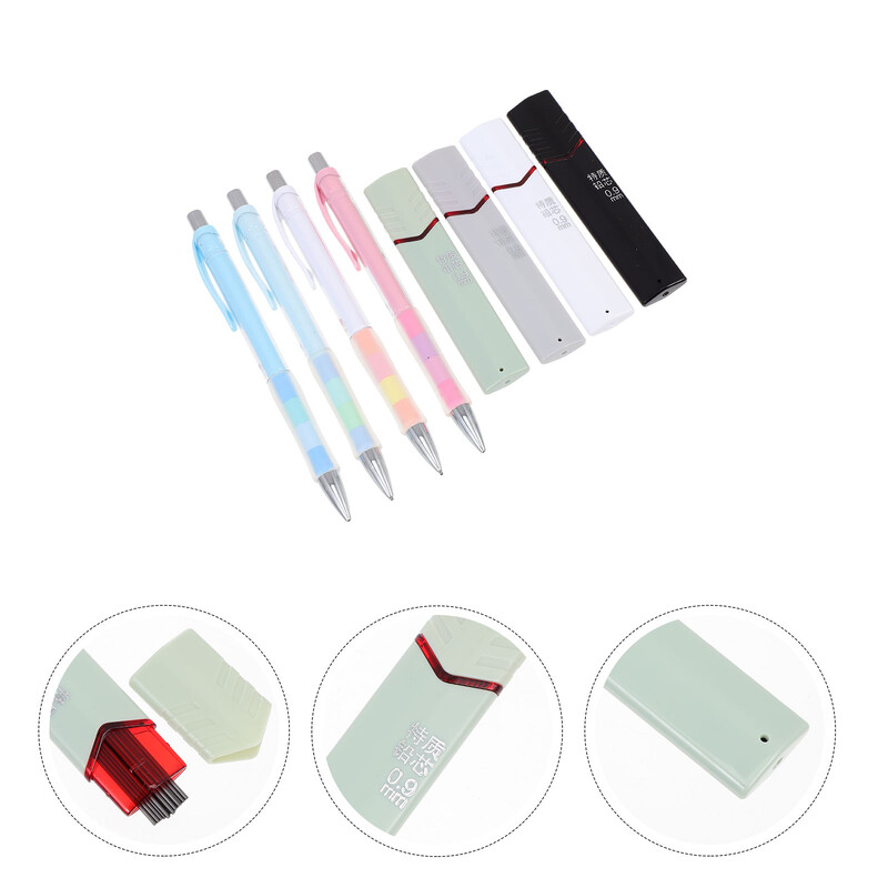 4 kompleta mehaničke olovke 07 Pokretni plastični pribor za pisanje za studente Prikladne olovke za crtanje