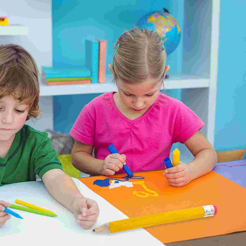 Pliiats Puidust pliiatsid Naljakalt kirjutavad õpilaste kirjatarbed Koomiliselt suured kaasaskantavad jõulud