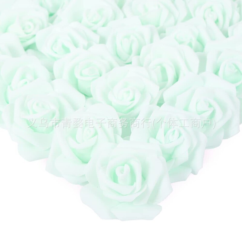 Flori artificiale de 7 cm Trandafiri falși din spumă cu aspect real Perfect pentru buchete de nuntă DIY Decorarea casei Ziua Îndrăgostiților