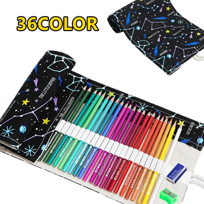 1 buc 72 creion de culori cu toc 2024 drăguț coreeană papetărie rechizite de artă școlară stilou color pentru desen profesional pentru copii