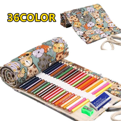 1 buc 72 creion de culori cu toc 2024 drăguț coreeană papetărie rechizite de artă școlară stilou color pentru desen profesional pentru copii