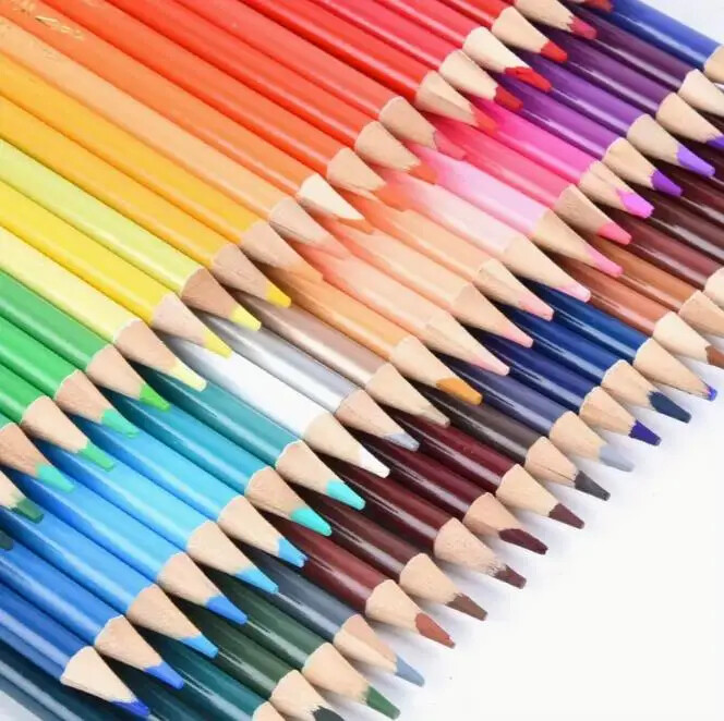 1 buc 72 creion de culori cu toc 2024 drăguț coreeană papetărie rechizite de artă școlară stilou color pentru desen profesional pentru copii
