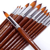 13 tk Artist värvipintslite komplekt nailonist juuksepuidust pika varrega maalipintsel õliakrüül-akvarelli jaoks professionaalsete kunstitarvikute jaoks