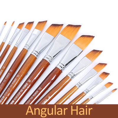 13 tk Artist värvipintslite komplekt nailonist juuksepuidust pika varrega maalipintsel õliakrüül-akvarelli jaoks professionaalsete kunstitarvikute jaoks