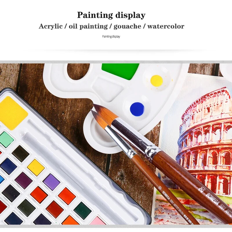 13 tk Artist värvipintslite komplekt nailonist juuksepuidust pika varrega maalipintsel õliakrüül-akvarelli jaoks professionaalsete kunstitarvikute jaoks