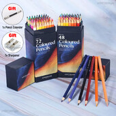 Profesionalne 12/18/24/36/48/72 boje masne olovke šesterokutne drvene drške Set umjetničko slikarstvo crtež skica umjetnički dizajn