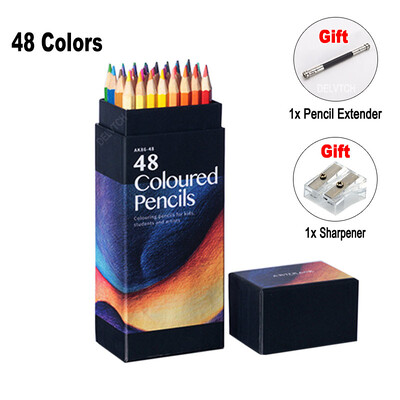 Profesionalne 12/18/24/36/48/72 boje masne olovke šesterokutne drvene drške Set umjetničko slikarstvo crtež skica umjetnički dizajn