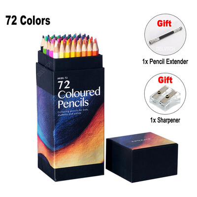 Profesionalne 12/18/24/36/48/72 boje masne olovke šesterokutne drvene drške Set umjetničko slikarstvo crtež skica umjetnički dizajn