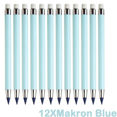 12 spalvotų „Infinity“ pieštukų „Be galandimo“ „Eternity“ pieštukai be rašalo „Kawaii Unlimited Pens“ Menas Biuro reikmenys Kanceliarinės prekės