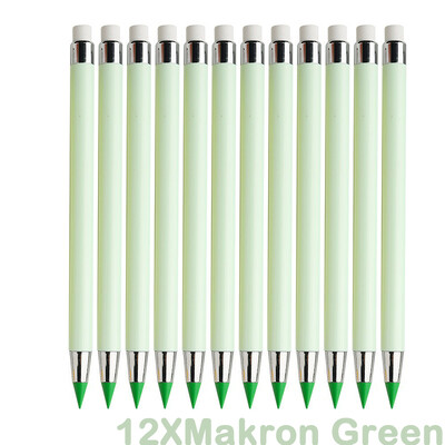 12 spalvotų „Infinity“ pieštukų „Be galandimo“ „Eternity“ pieštukai be rašalo „Kawaii Unlimited Pens“ Menas Biuro reikmenys Kanceliarinės prekės