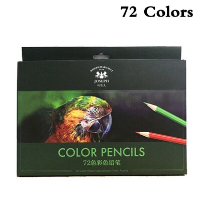 Knysna 72 Colors Mediniai spalvoti pieštukai Dailininkas pieštukų piešimo rinkinys Tapyba Aliejinių spalvų pieštukas Mokyklinis piešimas Eskizas Meno reikmenys