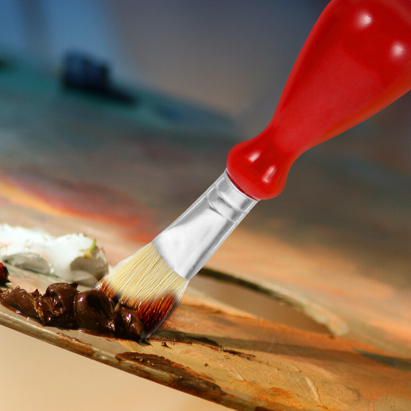 6 tk värvipintsliga värvimispintsli plastist komplekt ergonoomiliste mugavate kunstnike tööriistade jaoks Professionaalne lapse akvarell