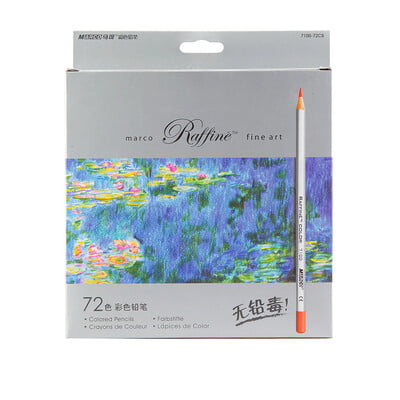 „Knysna 72 Colors“ mediniai spalvoti pieštukai Menininko pieštukų piešimo rinkinys Tapyba Aliejinių spalvų pieštukų mokyklos piešimo eskizas Meno reikmenys