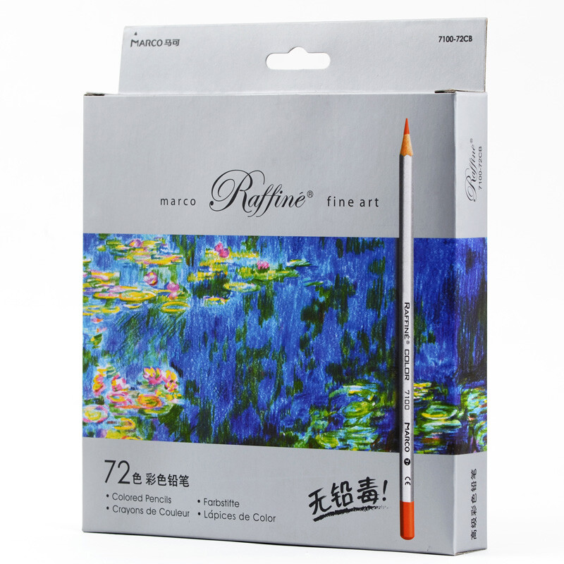 „Knysna 72 Colors“ mediniai spalvoti pieštukai Menininko pieštukų piešimo rinkinys Tapyba Aliejinių spalvų pieštukų mokyklos piešimo eskizas Meno reikmenys