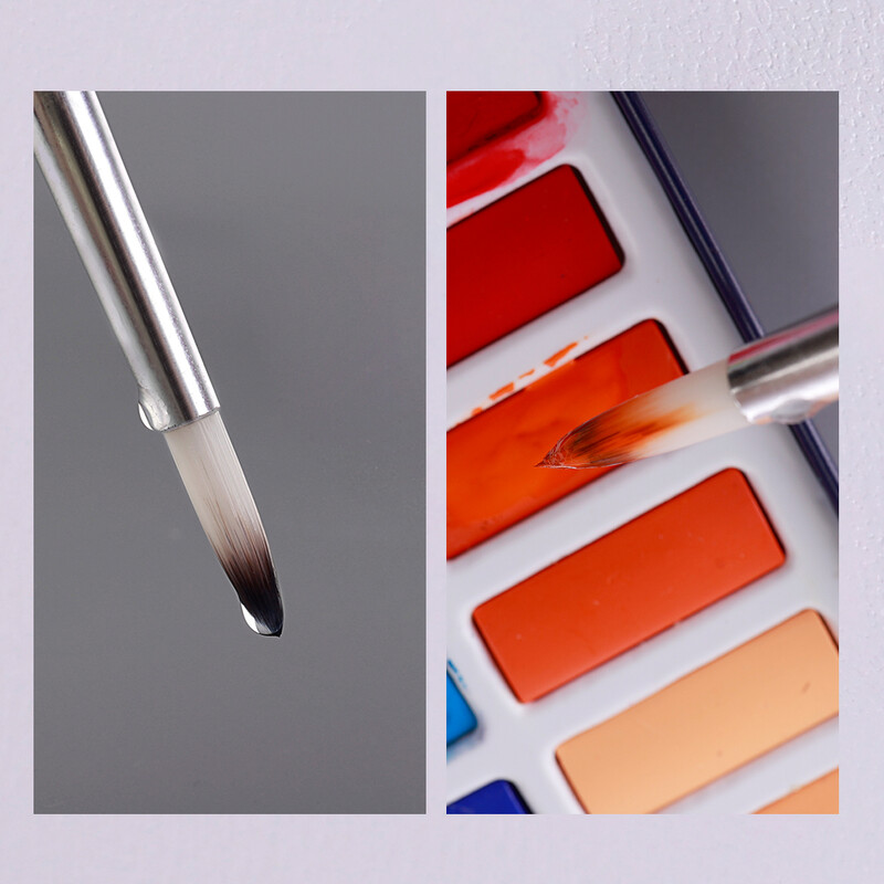 Σετ πινέλων από νάιλον, προμήθειες τέχνης, ζωγραφική για αρχάριους τοίχους, ακουαρέλα, ελαιογραφία, εργαλεία πινέλων από ακρυλικό πίνακα