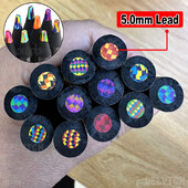 8 buc 12 buc set creion colorat curcubeu din lemn negru 3,3 mm 5,0 mm multicolor plumb miez art graffiti schiță marcare desen papetărie