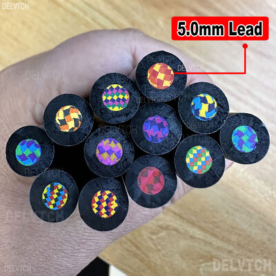 8 buc 12 buc set creion colorat curcubeu din lemn negru 3,3 mm 5,0 mm multicolor plumb miez art graffiti schiță marcare desen papetărie
